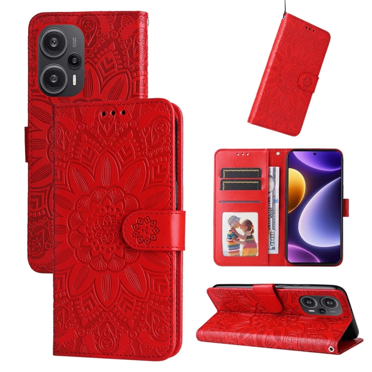 壓花向陽花手機皮套, For Xiaomi Redmi Note13 Pro+ 5G Global, For Xiaomi Redmi Note13 Pro 5G Global, For Xiaomi 13T / Redmi K60 Ultra, For Xiaomi Redmi K70 / K70 Pro, For Xiaomi Redmi Poco F5, For Xiaomi Redmi K60 / K60 Pro, For Xiaomi Redmi Note 12S 4G
