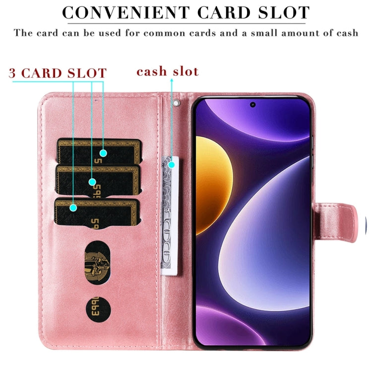 小牛紋拉鏈手機皮套