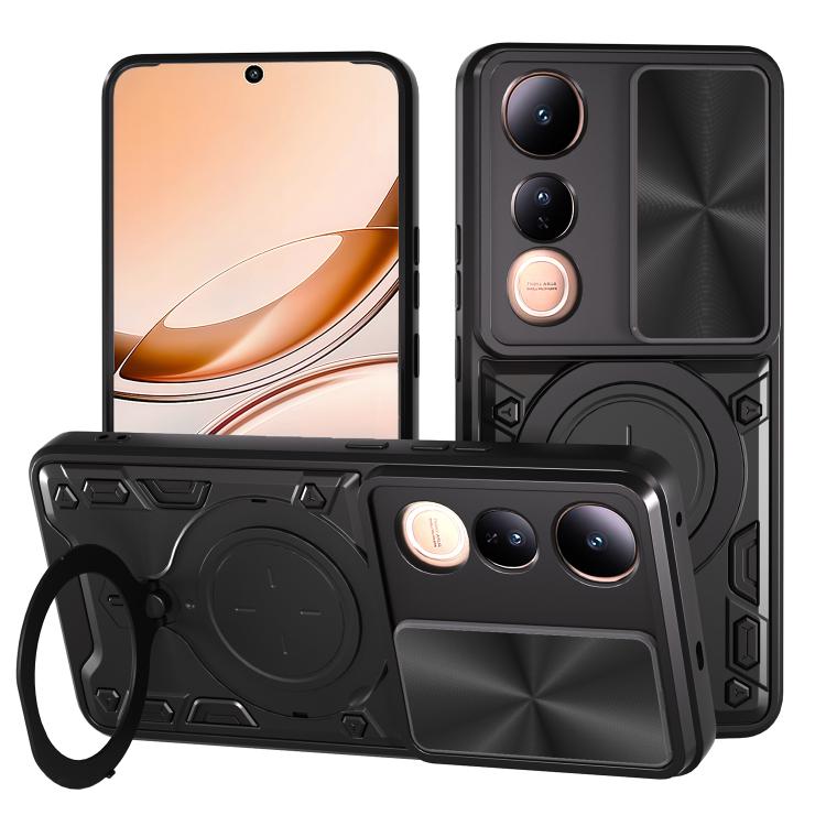 CD紋推窗磁吸支架手機殼