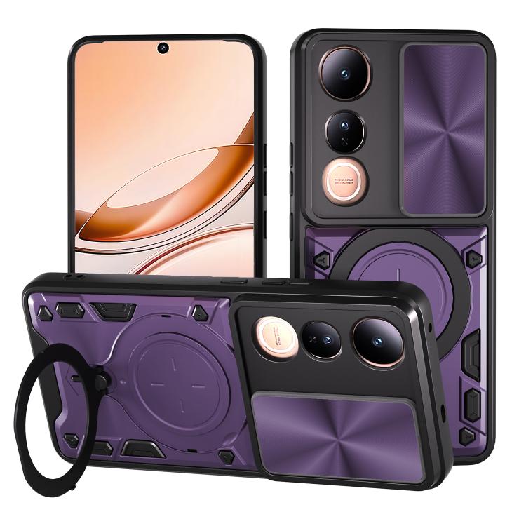 CD紋推窗磁吸支架手機殼