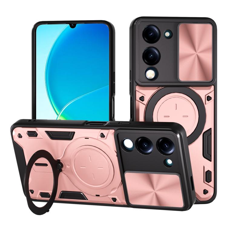 CD紋推窗磁吸支架手機殼