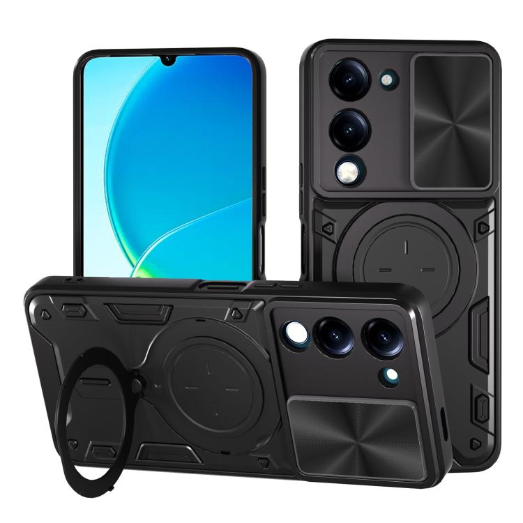 CD紋推窗磁吸支架手機殼