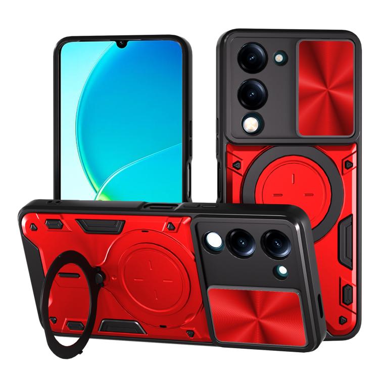 CD紋推窗磁吸支架手機殼