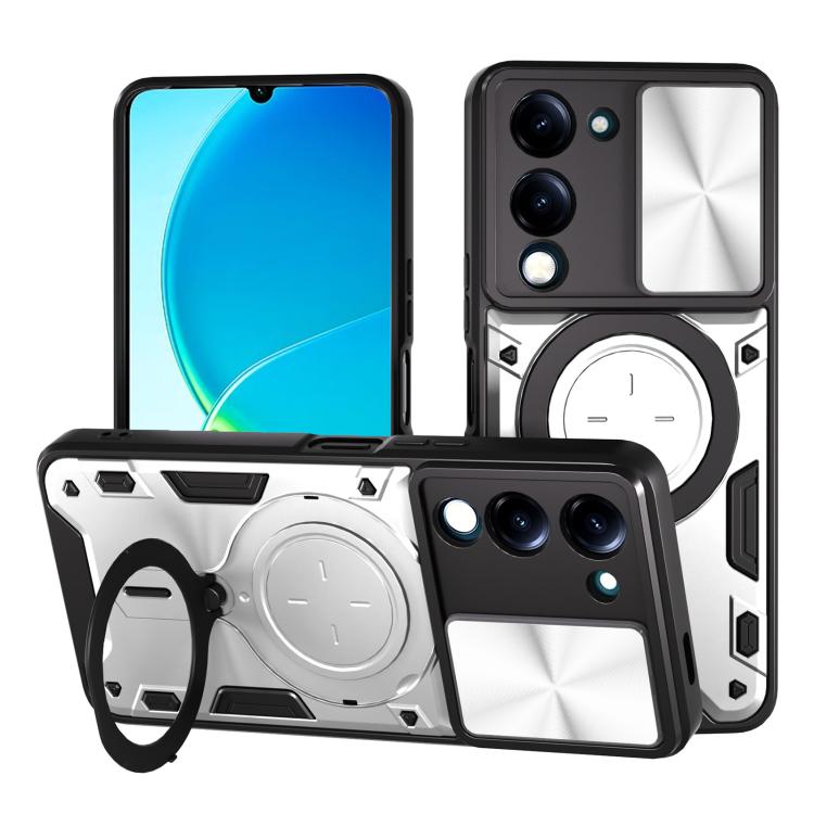 CD紋推窗磁吸支架手機殼