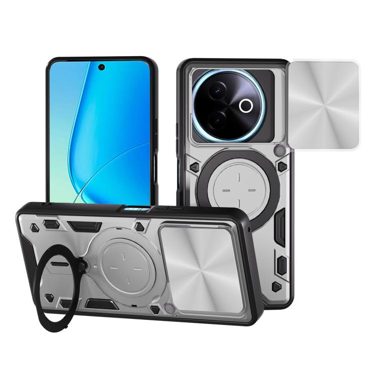 CD紋推窗磁吸支架手機殼