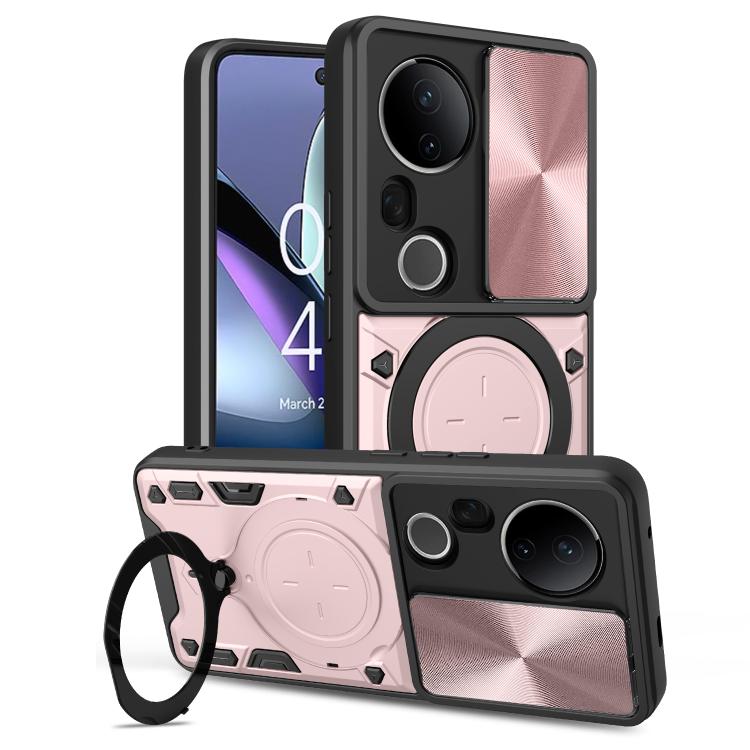 CD紋推窗磁吸支架手機殼