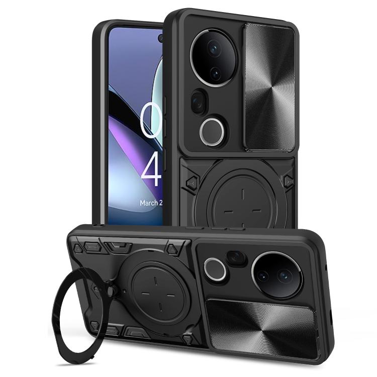 CD紋推窗磁吸支架手機殼