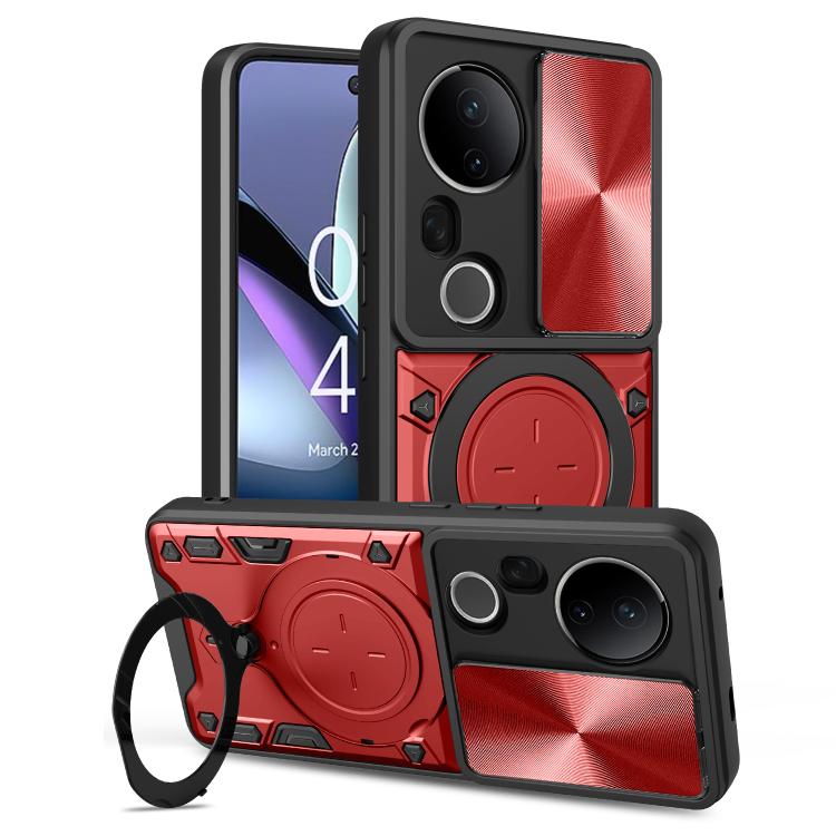 CD紋推窗磁吸支架手機殼