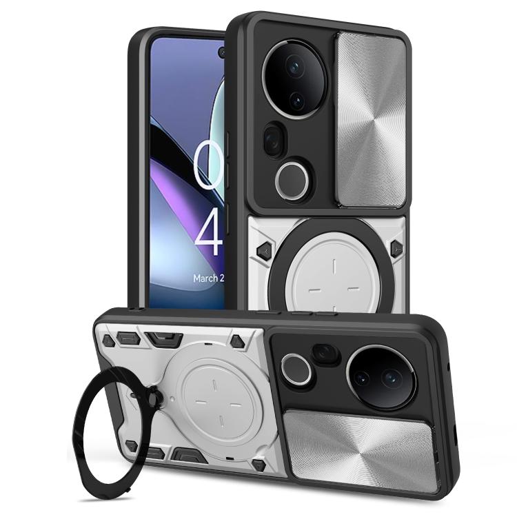 CD紋推窗磁吸支架手機殼