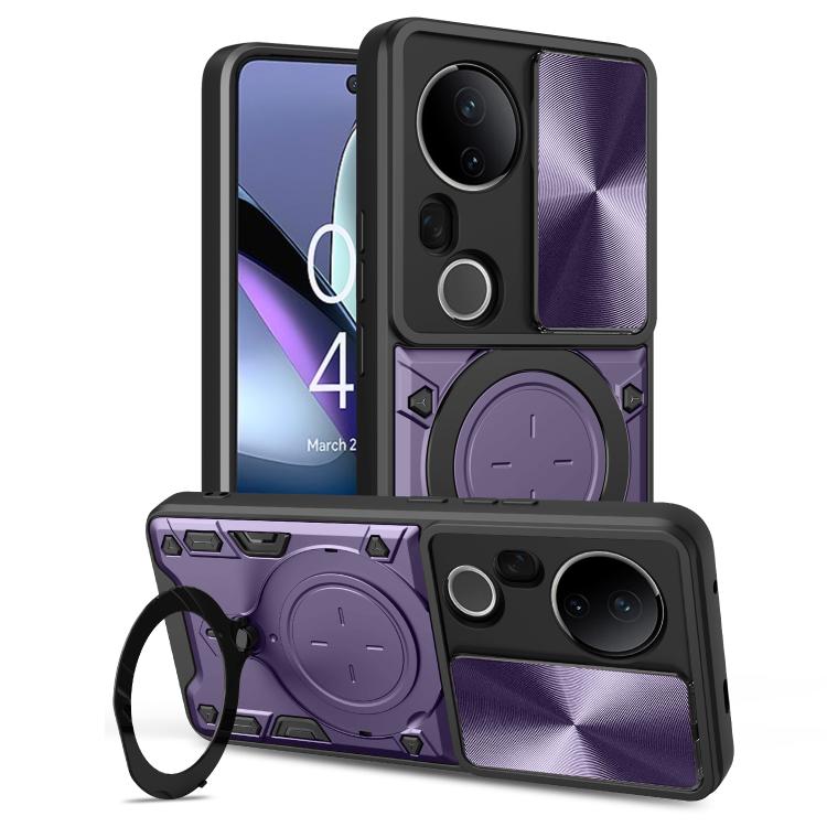 CD紋推窗磁吸支架手機殼