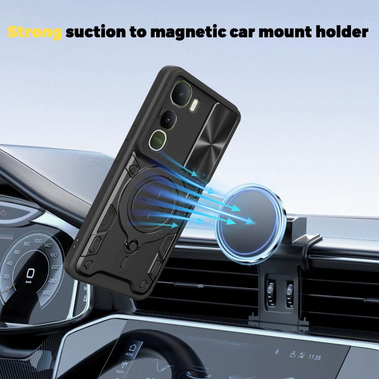 CD紋推窗磁吸支架手機殼