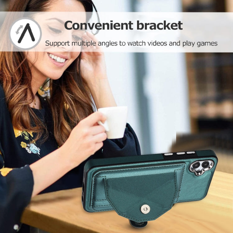 皮紋防摔手機殼帶卡包