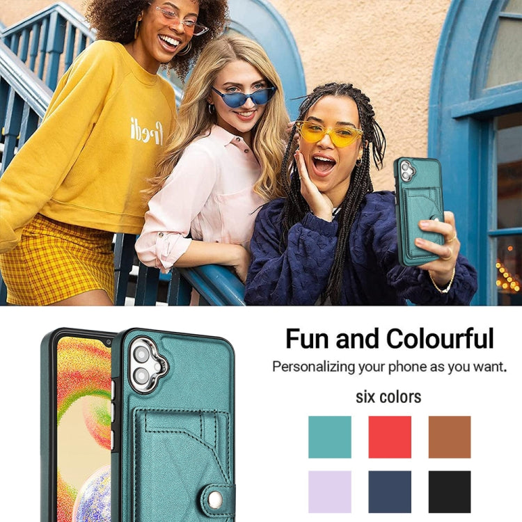 皮紋防摔手機殼帶卡包