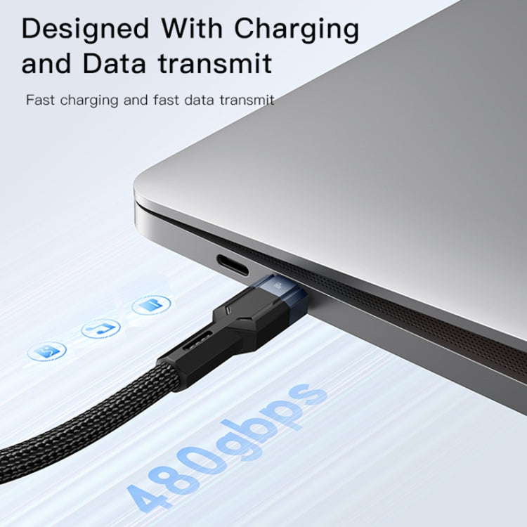 YESIDO CA108 60W Type-C轉Type-C 加粗充電數據線1.2米
