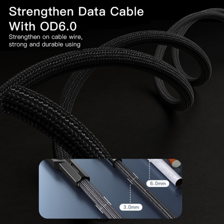 YESIDO CA108 60W Type-C轉Type-C 加粗充電數據線1.2米