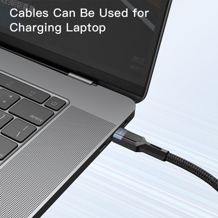 YESIDO CA108 60W Type-C轉Type-C 加粗充電數據線1.2米