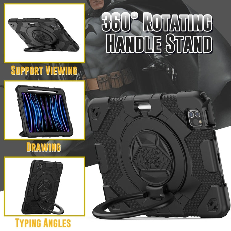 蜘蛛俠旋轉手抓環硅膠+PC平板保護套