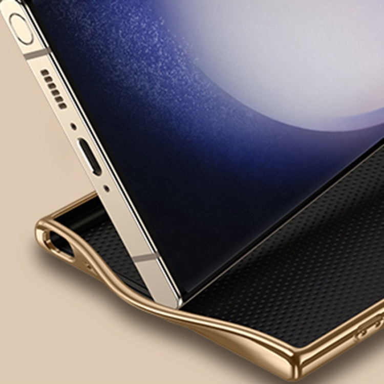 慕尚系列 荔枝紋真皮手機殼, For Samsung Galaxy S23 Ultra 5G, For Samsung Galaxy S23 5G, For Samsung Galaxy S22 Ultra 5G, For Samsung Galaxy S22+ 5G, For Samsung Galaxy S22 5G