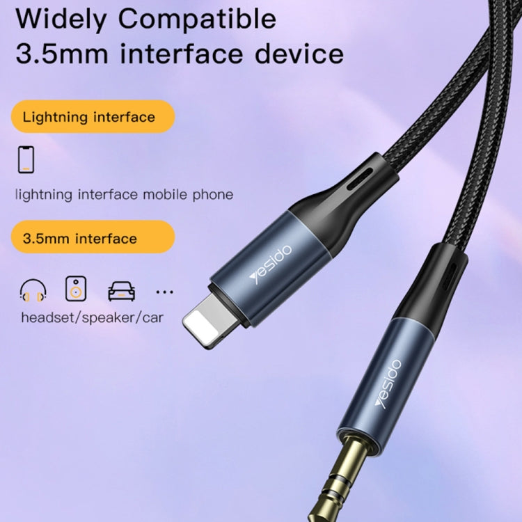 Yesido YAU35 8 Pin轉3.5mm AUX音頻轉接線