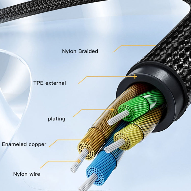 Yesido YAU37 8 Pin轉3.5mm母頭 音頻轉接線