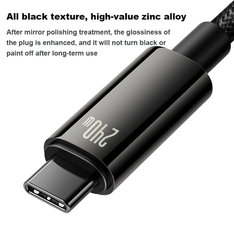 倍思 鎢金系列 240W Type-C轉Type-C 快充數據線