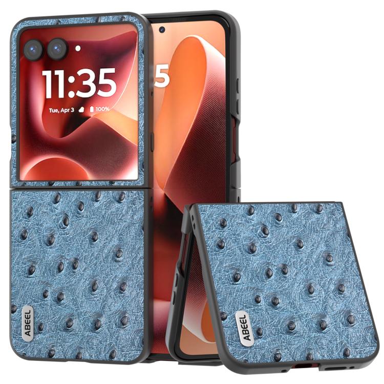 ABEEL 真皮鴕鳥紋鍍手機殼