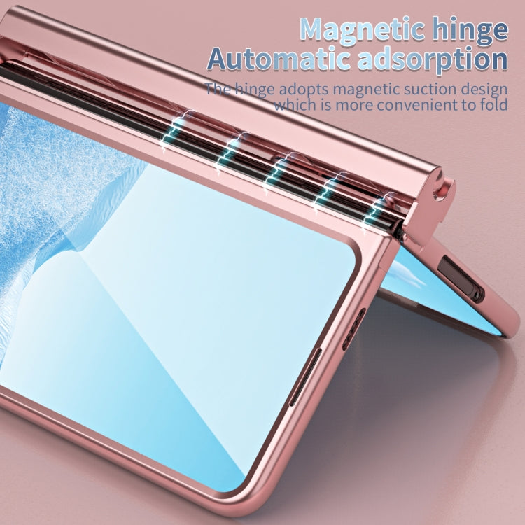 精享系列 殼膜一體電鍍筆槽摺疊手機殼帶手寫筆