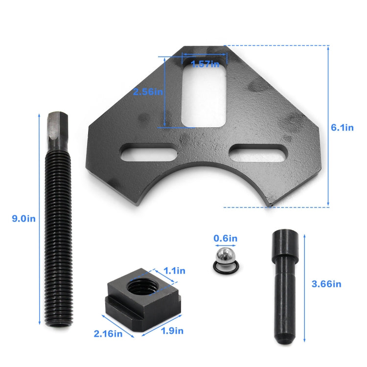 40100輪轂拆卸工具 適用於大多數5 / 6 / 8輪轂汽車和卡車