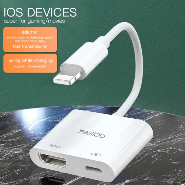 Yesido HM06 8 Pin轉HDMI音視頻轉接頭