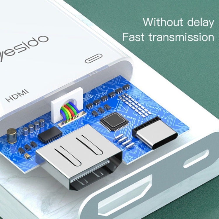 Yesido HM06 8 Pin轉HDMI音視頻轉接頭
