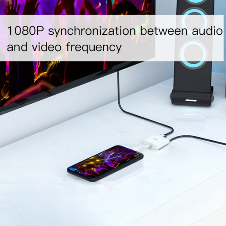 Yesido HM06 8 Pin轉HDMI音視頻轉接頭