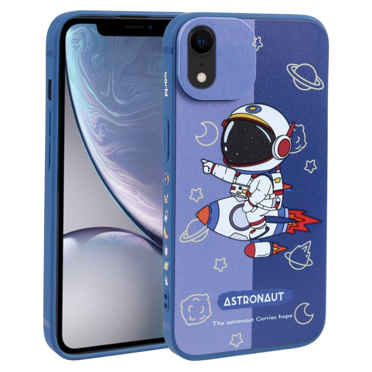撞色宇航員圖案TPU手機殼