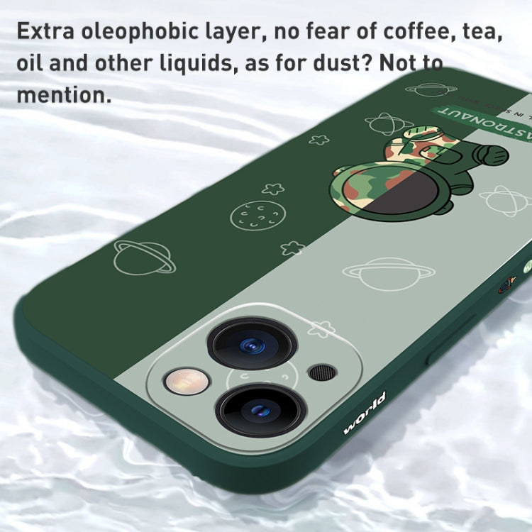 撞色宇航員圖案TPU手機殼