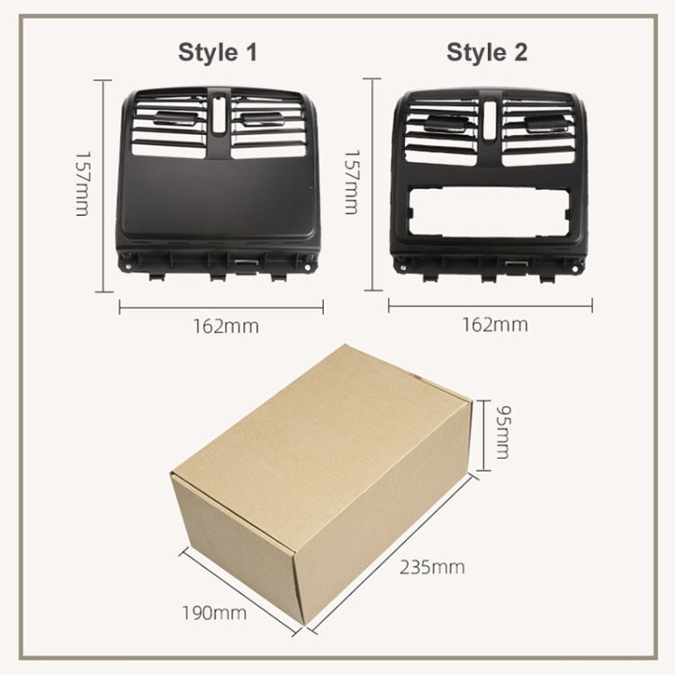 適用於奔馳 CLS W218 汽車後排空調出風口面板