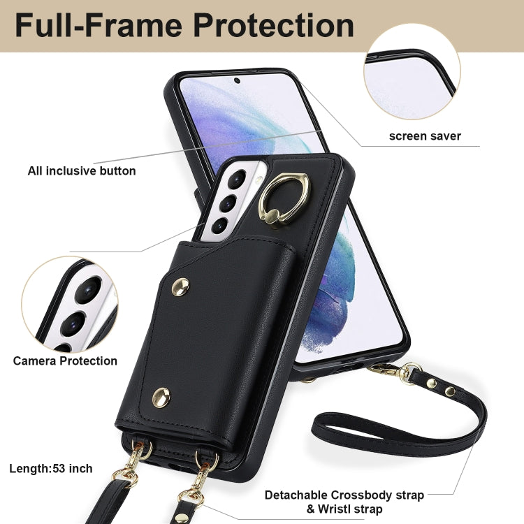 雙掛繩拉鏈錢包手機殼