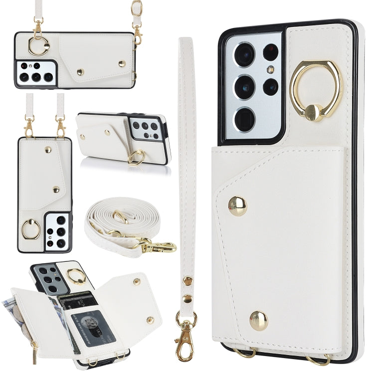 雙掛繩拉鏈錢包手機殼