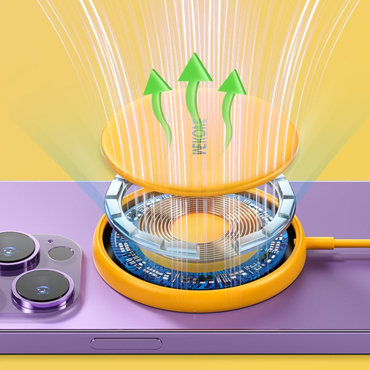 WK WP-U166 點色系列15W磁吸無線充電器