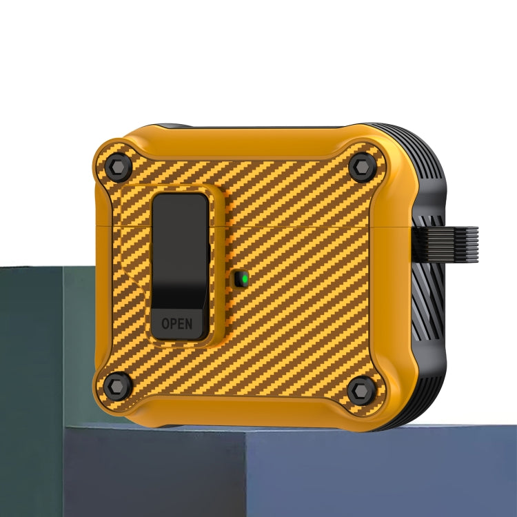 磁吸自動開關 碳纖維紋耳機保護套