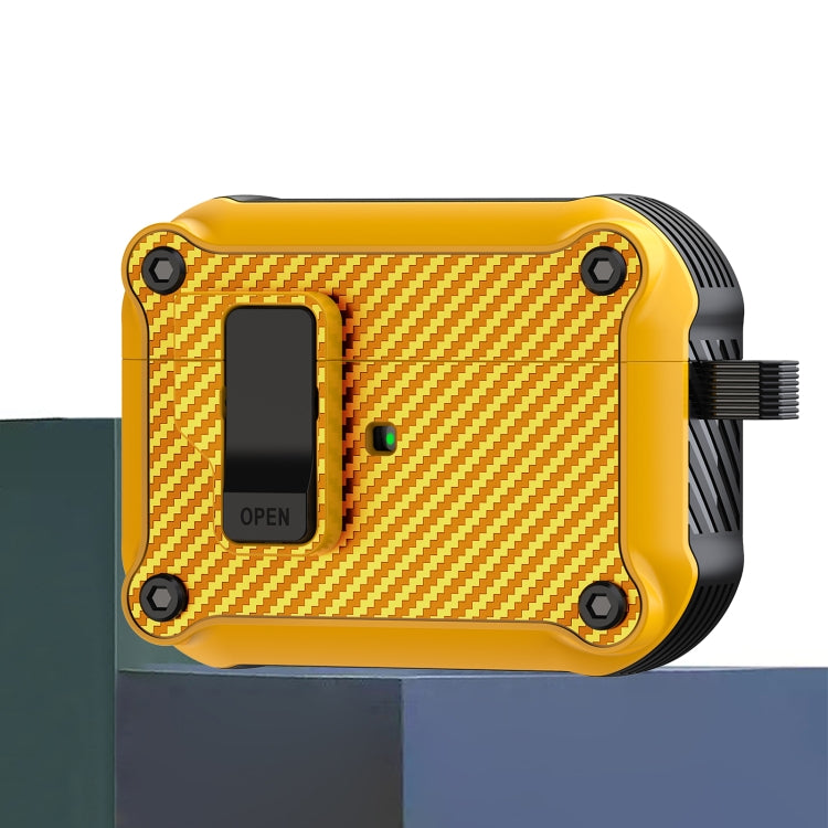 磁吸自動開關 碳纖維紋耳機保護套