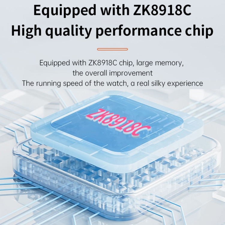 WS-E9 Ultra 2.2英寸IP67防水硅膠錶帶智能手錶 支持心率 / NFC