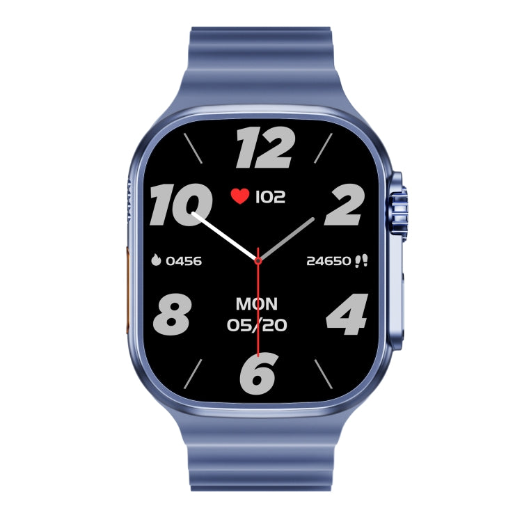 WS-E9 Ultra 2.2英寸IP67防水洋硅膠錶帶智能手錶 支持心率 / NFC