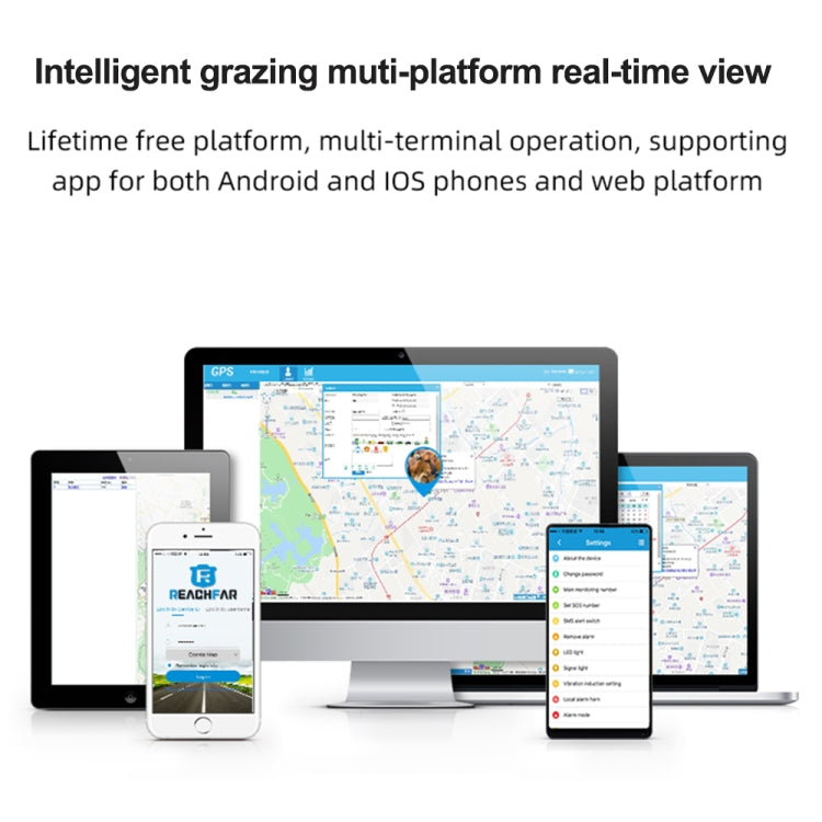 V44 太陽能防水牛羊GPS追蹤定位器