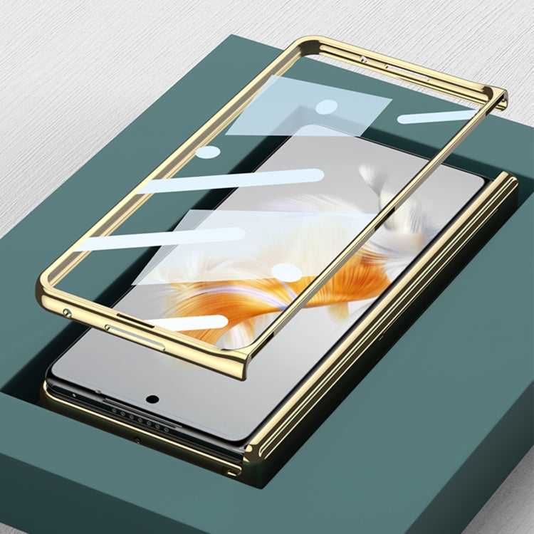 GKK 殼膜一體摺疊轉軸實色電鍍手機殼