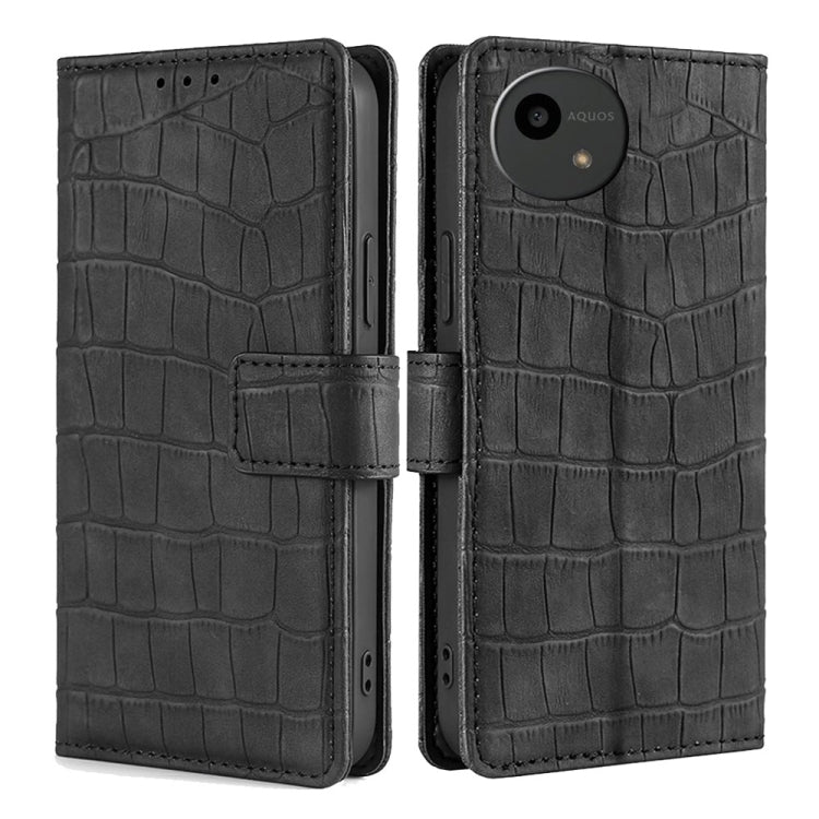 膚感鱷魚紋搭扣手機皮套