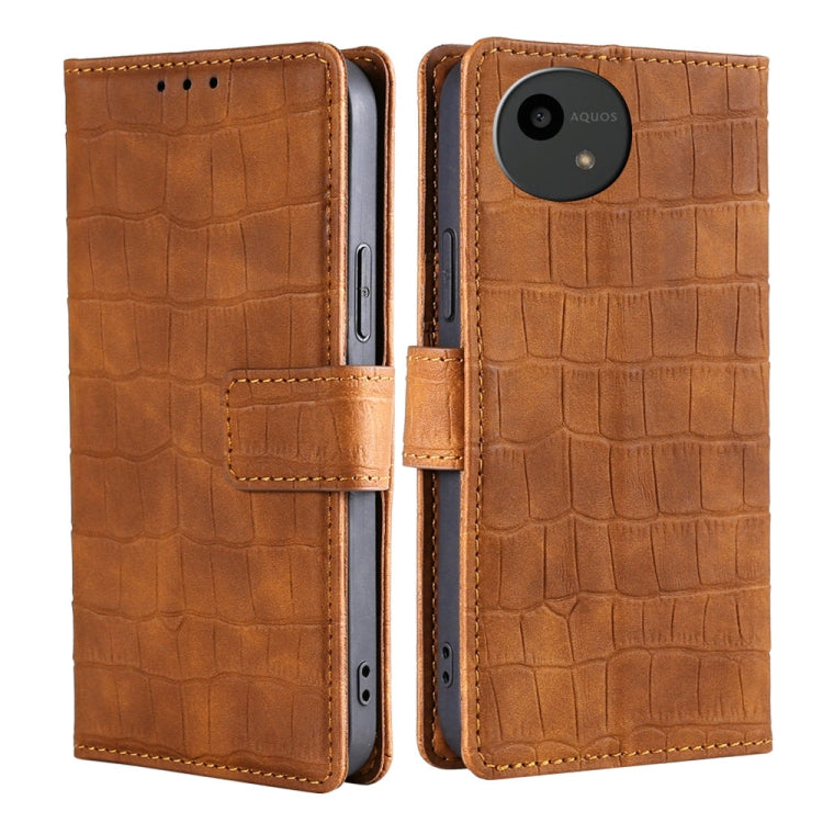 膚感鱷魚紋搭扣手機皮套