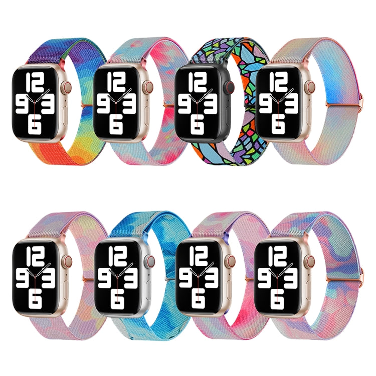 彩繪圖案尼龍替換錶帶