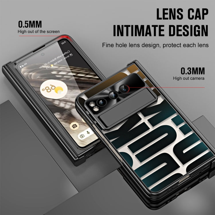 潮牌系列殼膜一體電鍍摺疊手機殼帶筆槽&鉸鏈