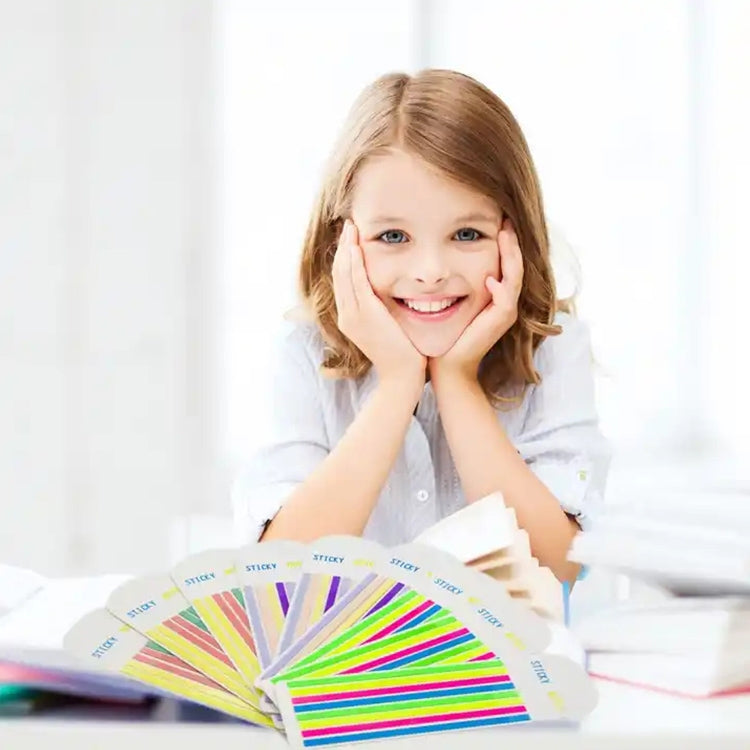 透明長條彩色熒光防水便利貼長條索引貼