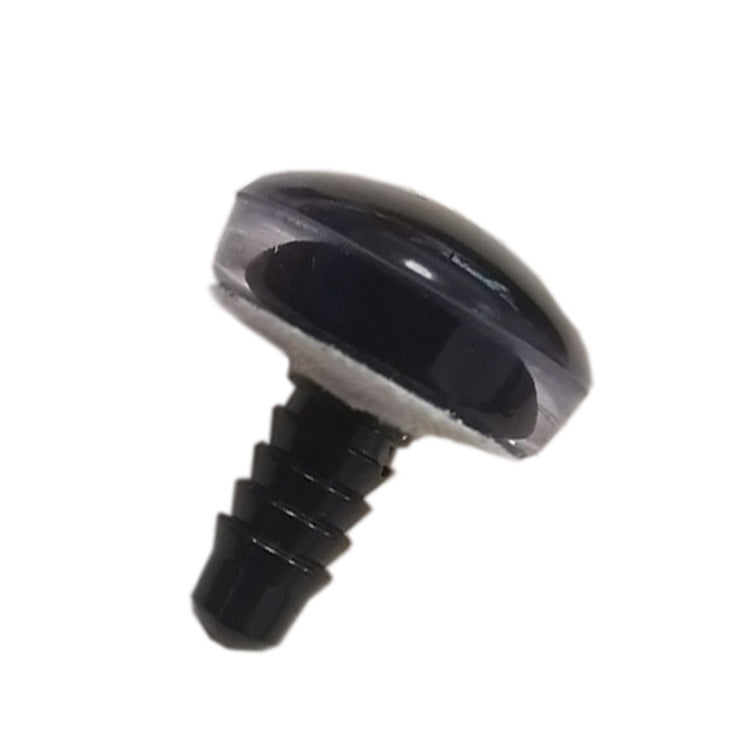 100個裝 樹脂立體動物仿真眼塑料毛絨玩具配件，尺寸:9mm（顏色隨機發貨）