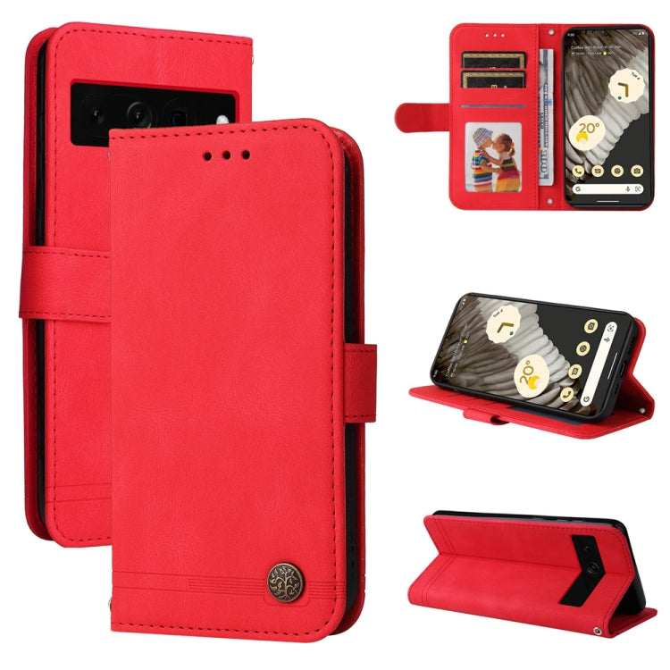 膚感生命樹金屬扣手機皮套, For Google Pixel 10a, For Google Pixel 9a, For Google Pixel 9 Pro, For Google Pixel 9, For Google Pixel 8a, For Google Pixel 8 Pro, For Google Pixel 8, For Google Pixel 7a, For Google Pixel 7 Pro